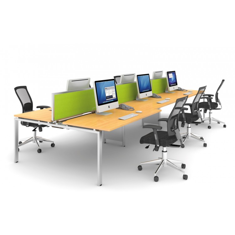 Adapt Bench Desks With Sliding Tops